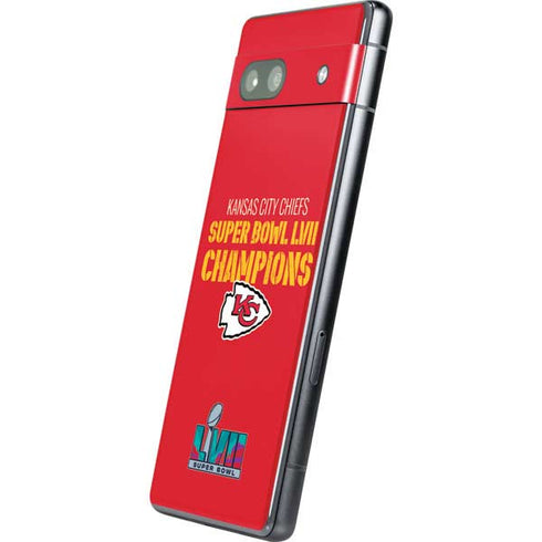 NFL Kansas City Chiefs Super Bowl LVII Champions Google Pixel 7a Skin
